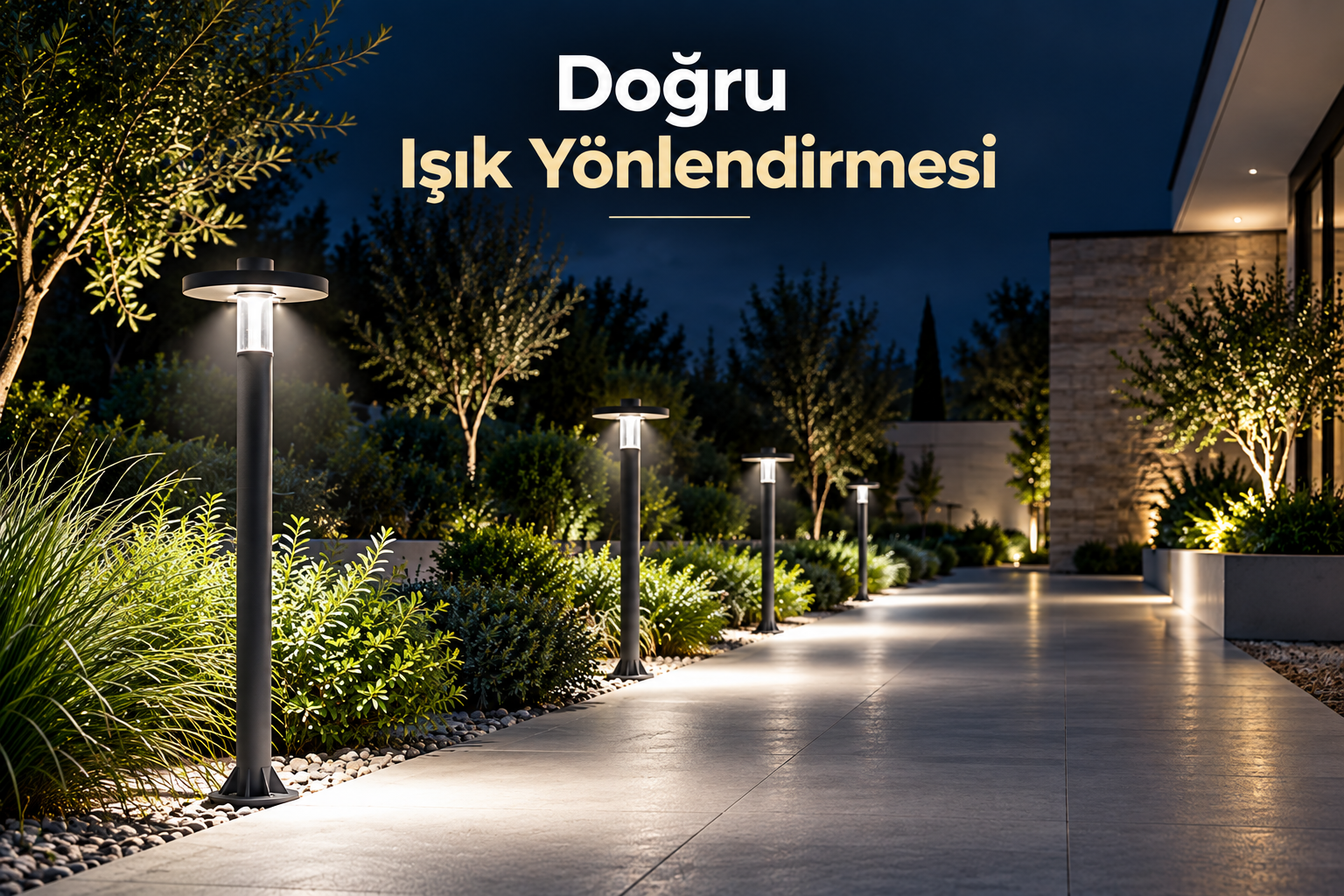Işık kirliliği, yapay ışığın ihtiyaç olmayan alanlara ve gökyüzüne yayılmasıyla oluşabilir. Doğru armatür, ışık yönü, optik ve yerleşim seçimiyle dış mekânlarda daha kontrollü ve verimli bir aydınlatma oluşturabilirsiniz.